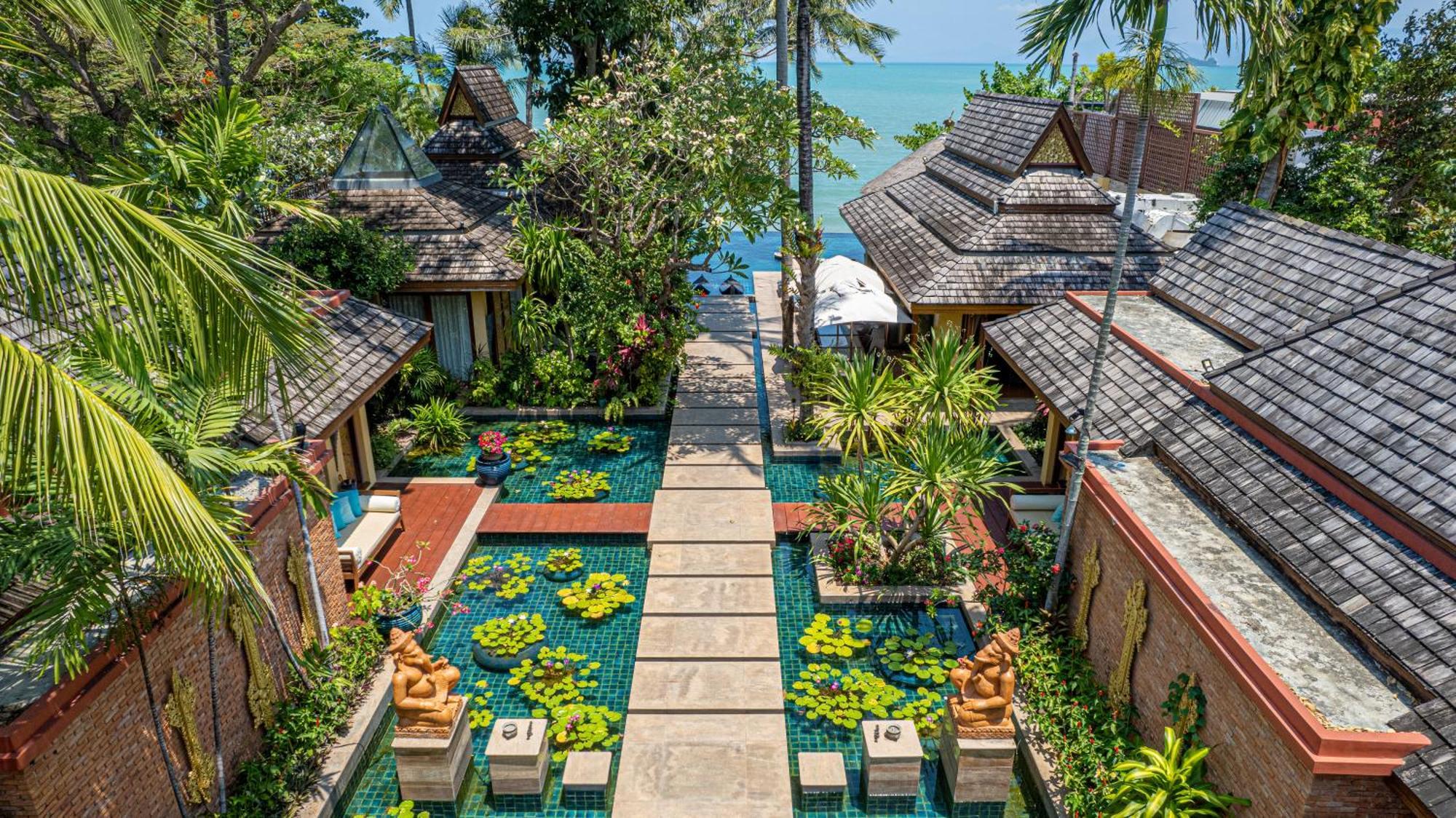 Upni Duniya - Luxury, Beachfront 9-Suites Villa Bang Rak Beach  Exterior photo